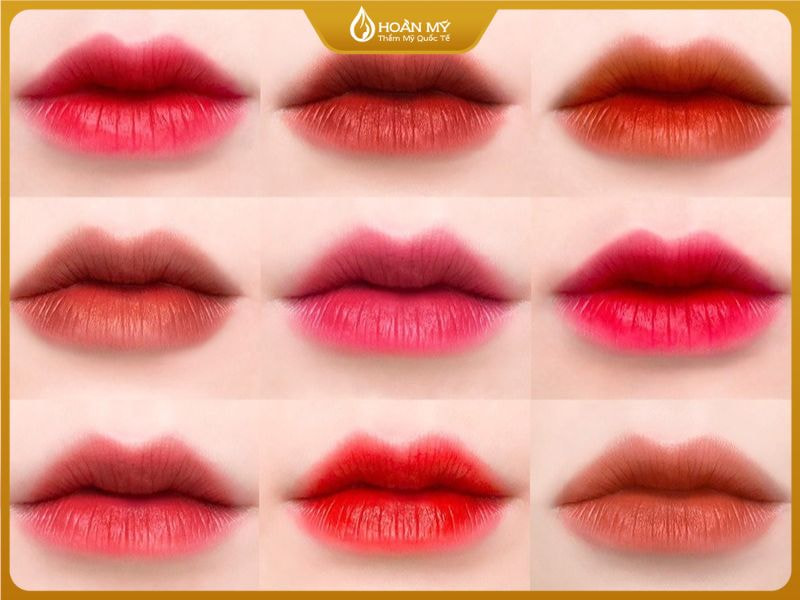  Gợi ý màu phun môi collagen nổi bật nhất năm 2025