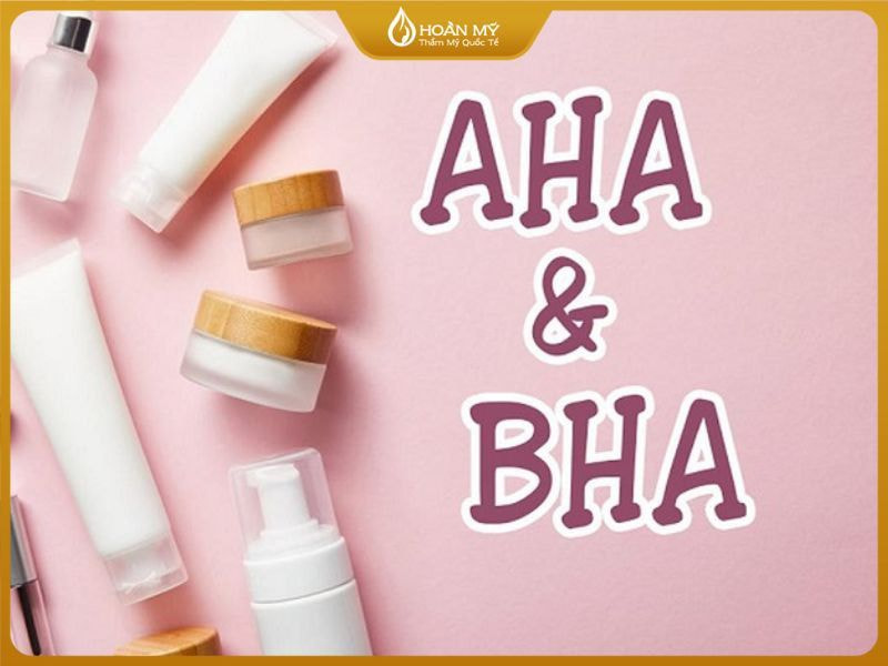 Phương pháp trị mụn từ các sản phẩm chứa BHA, AHA hoặc niacinamide