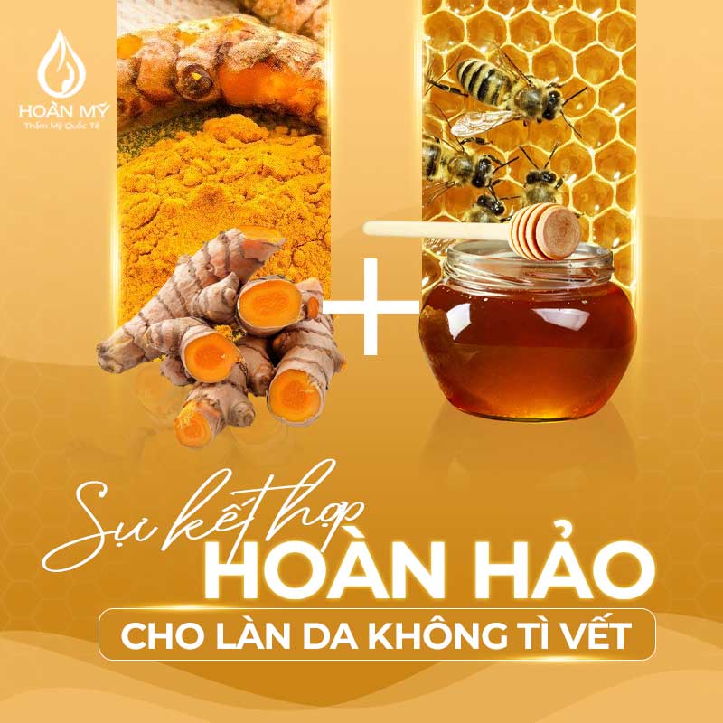 Nghệ và mật ong sự kết hợp hoàn hảo cho làn da không tì vết